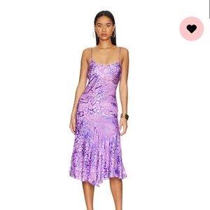 NEW NBD Lilac Leo midi dress size XXS